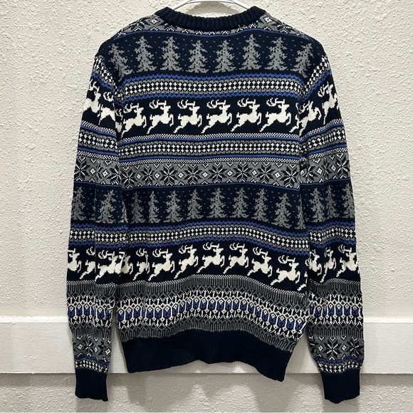 Aspen Blue and Grey Knit Christmas Sweater NWT Small - Picture 4 of 4